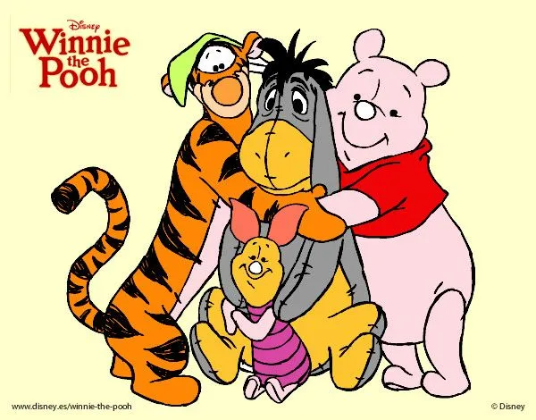 Dibujo de Winnie the Pooh y sus amigos pintado por Gabriel905 en ...