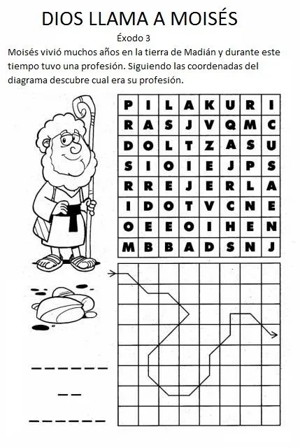 Dibujo de la zarza ardiendo - Imagui