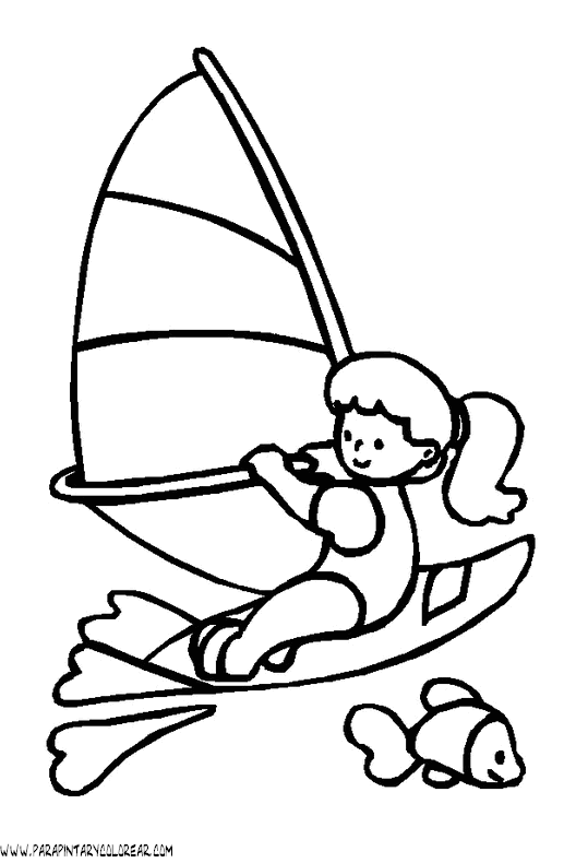 Dibujo del verano para colorear - Imagui