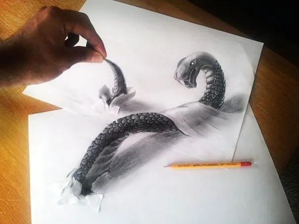 3D dibujos a lapiz - Imagui