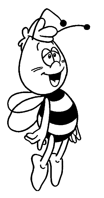 La Chachipedia: Dibujos de abejas para colorear