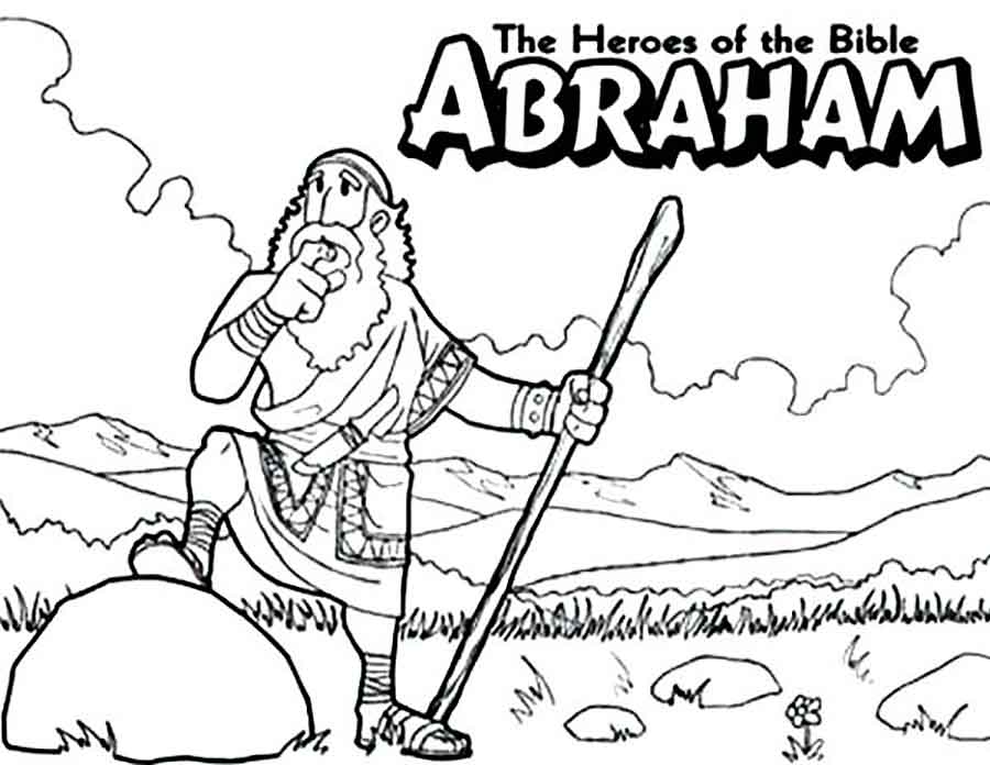 ᐅ DIBUJOS de ABRAHAM para colorear - padrenuestro.net