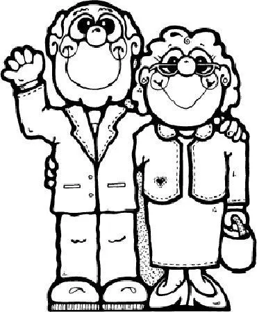 Dibujos de abuelos para colorear - Imagui | Carson Dellosa!!! Love ...