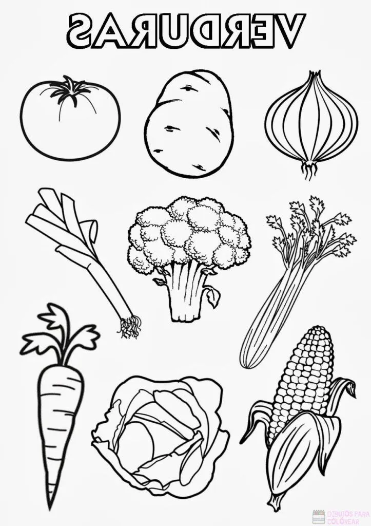 ᐈ Dibujos de Alimentos【TOP 30】Un delicioso boceto – Dibujos para Colorear