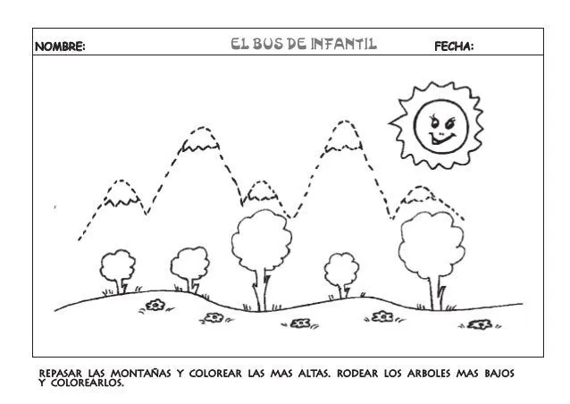 Dibujos De Alto Y Bajo Para Colorear | alto y bajo