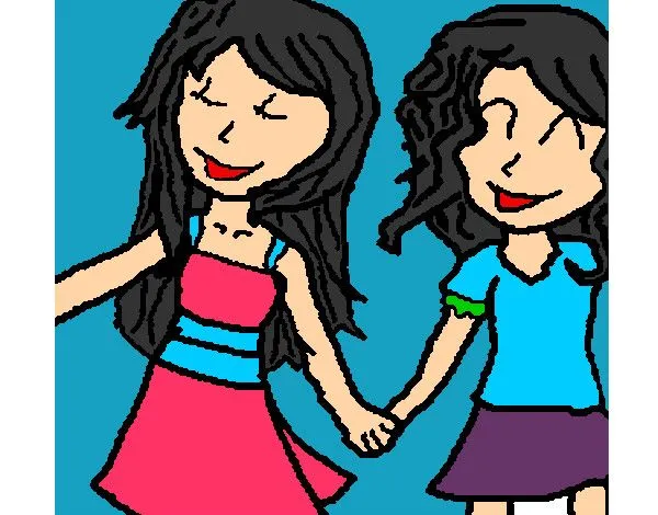 Dibujos de Amistad para Colorear - Dibujos.net