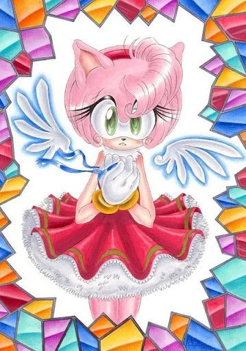 DIBUJOS DE AMY ROSE