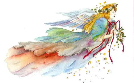 Dibujos par pintar en tela caricatura angeles - Imagui