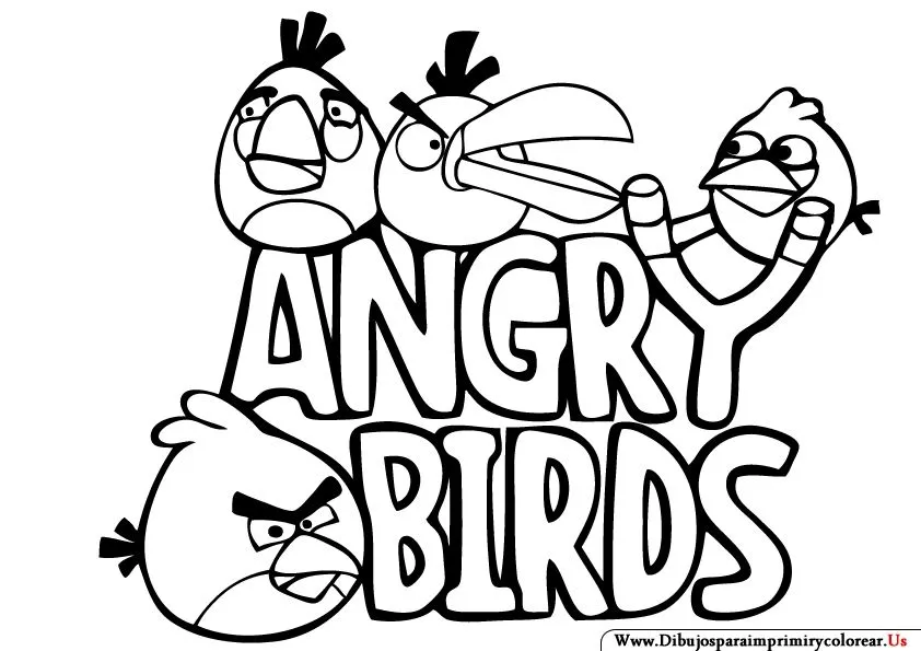 Dibujos de Angry Birds para Imprimir - Dibujos Para imprimir y ...