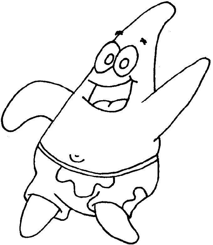 Dibujos Animados de Bob Sponja para colorear - Patricio ~ Dibujos ...