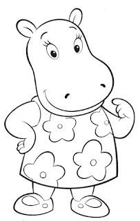 Dibujos animados para colorear: Backyardigans para colorear