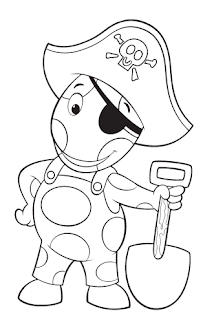Dibujos animados para colorear: Backyardigans para colorear