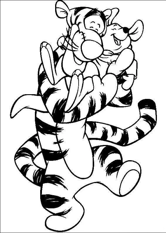 Cultura Infantil: Tigger para colorear