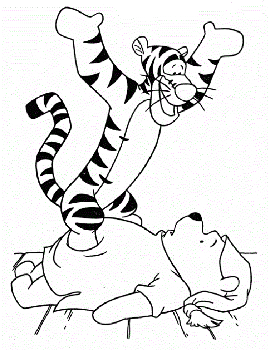 Tigger bebé para colorear - Imagui