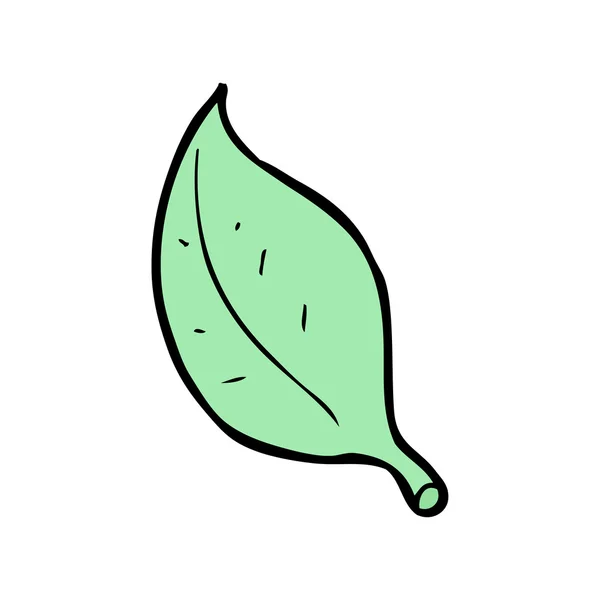 dibujos animados de hoja — Vector stock © lineartestpilot #14913243