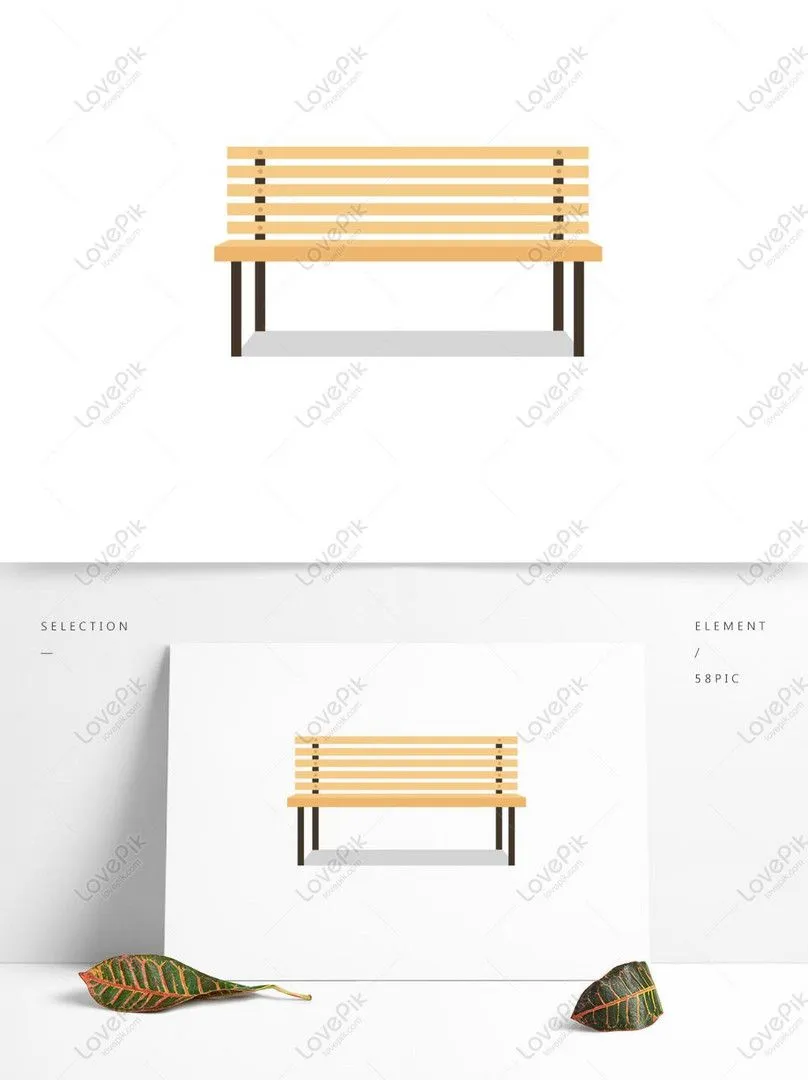 Dibujos Animados Minimalista Parque Banco Elemento De Diseño PNG Imágenes  Gratis - Lovepik