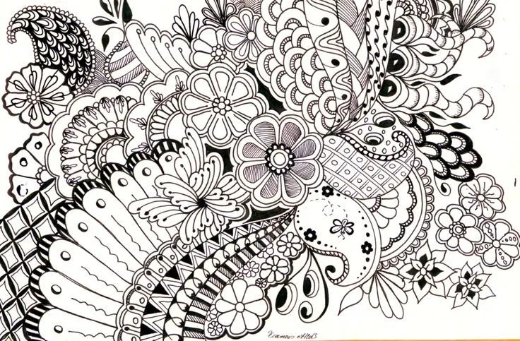 zentangle | Dibujos: Arabescos | Pinterest