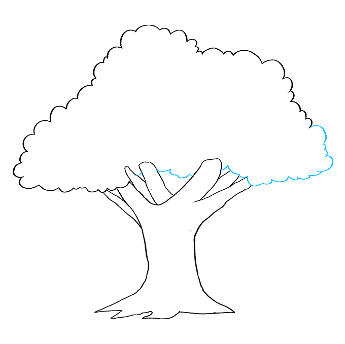 Dibujos de Árbol - Cómo dibujar Árbol paso a paso