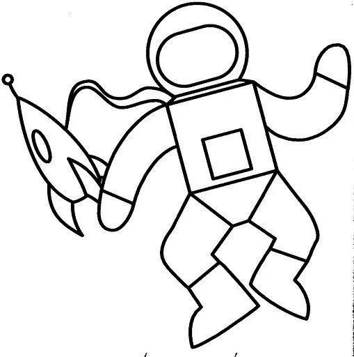 DIBUJOS DE ASTRONAUTAS PARA COLOREAR