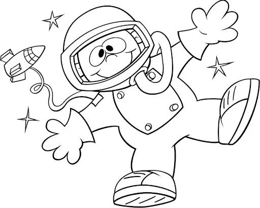 Dibujos de astronautas para pintar - Imagui