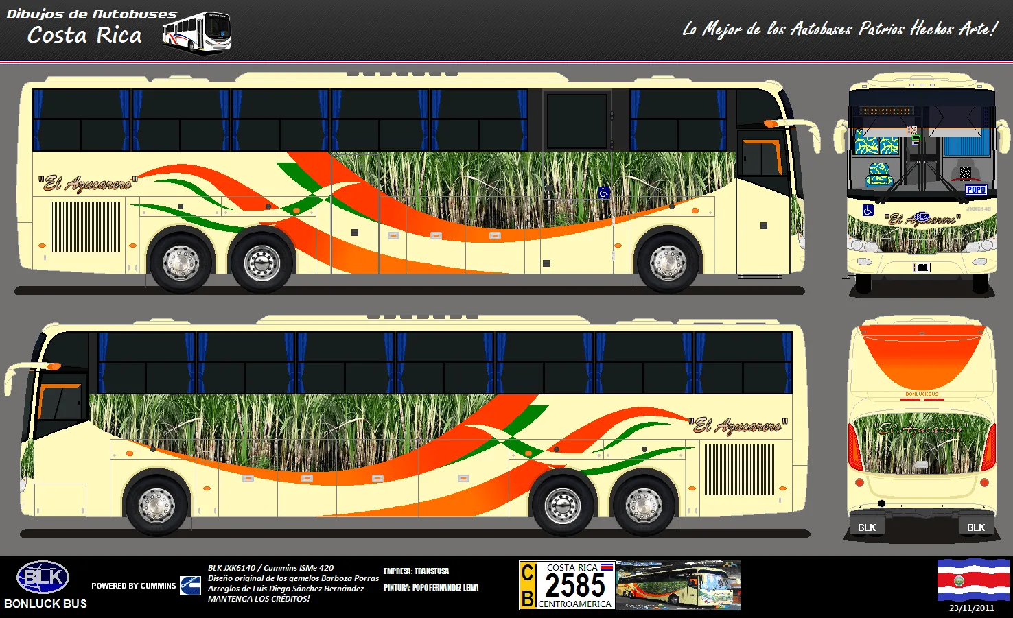 Dibujos de Autobuses De Costa Rica