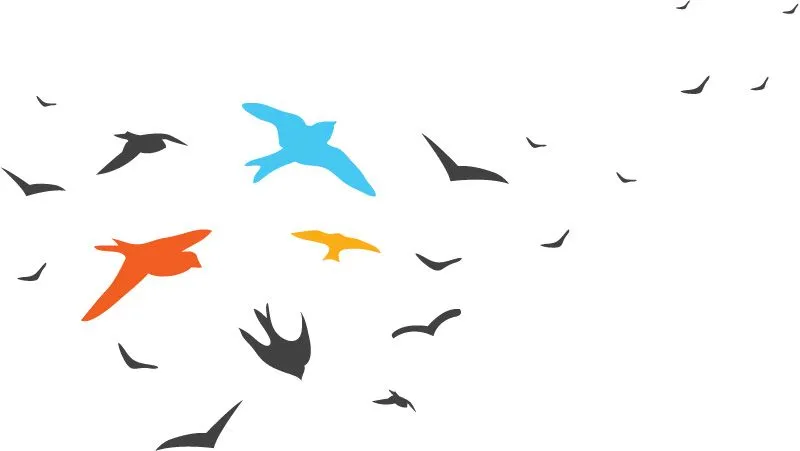 Dibujos de aves volando para colorear - Imagui