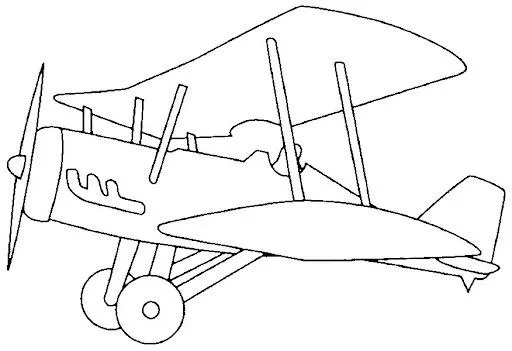 DIBUJOS DE AVIONETAS PARA COLOREAR | Dibujos para colorear