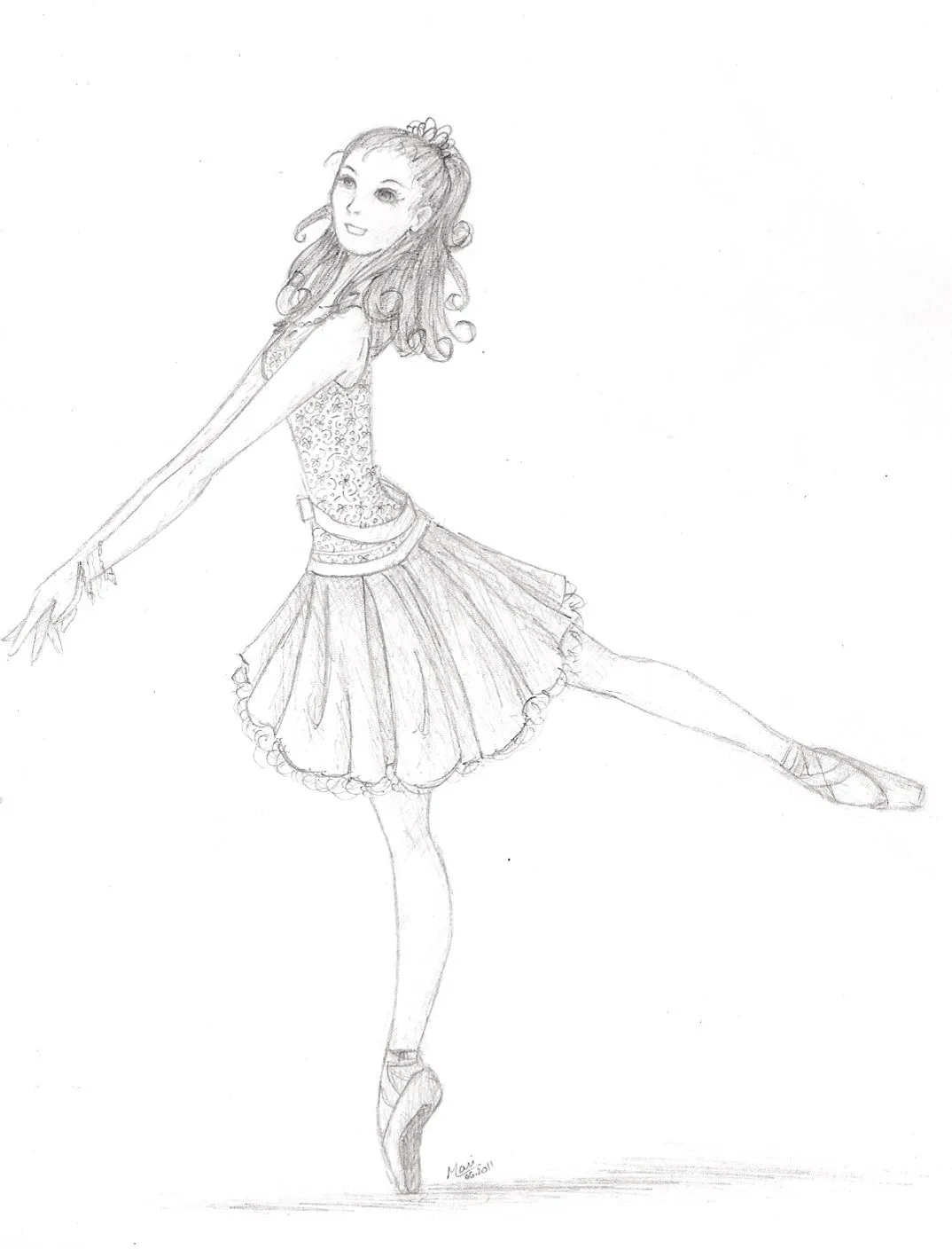 Dibujos de bailarinas de ballet para pintar - Imagui