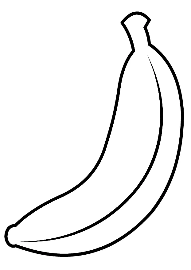 Dibujos de bananas para colorear, descargar e imprimir | Colorear imágenes