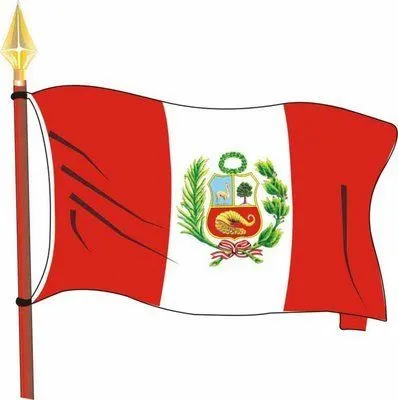 Dibujos de la bandera peruana para colorear - Imagui