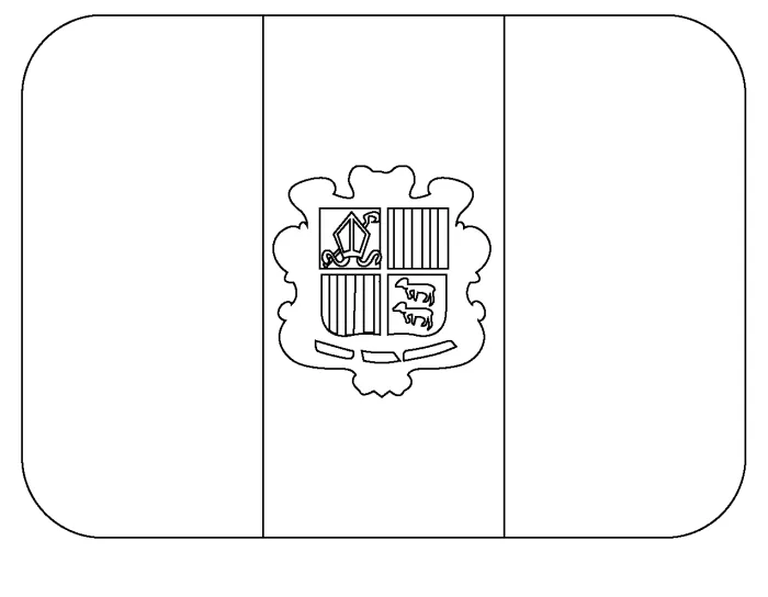 Dibujos de banderas de la ONU para colorear, pintar e imprimir