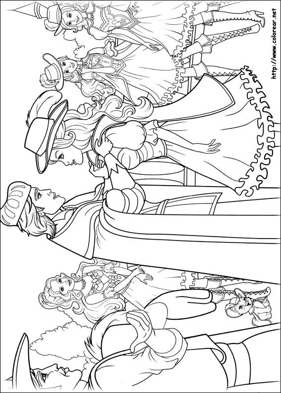 barbie castillo diamantes Colouring Pages