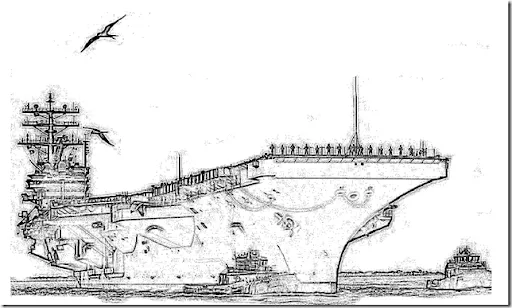 Dibujos de barcos de guerra para colorear - Imagui