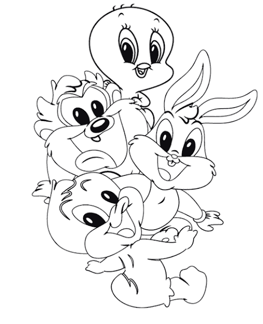 Dibujos de Bebes looney tunes para imprimir y colorear Blog De ...