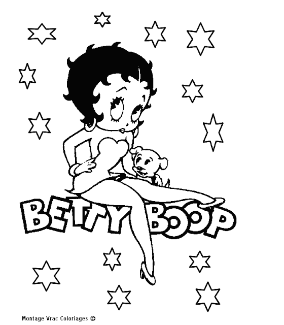 Dibujos de Betty Boop para imprimir - Imagui