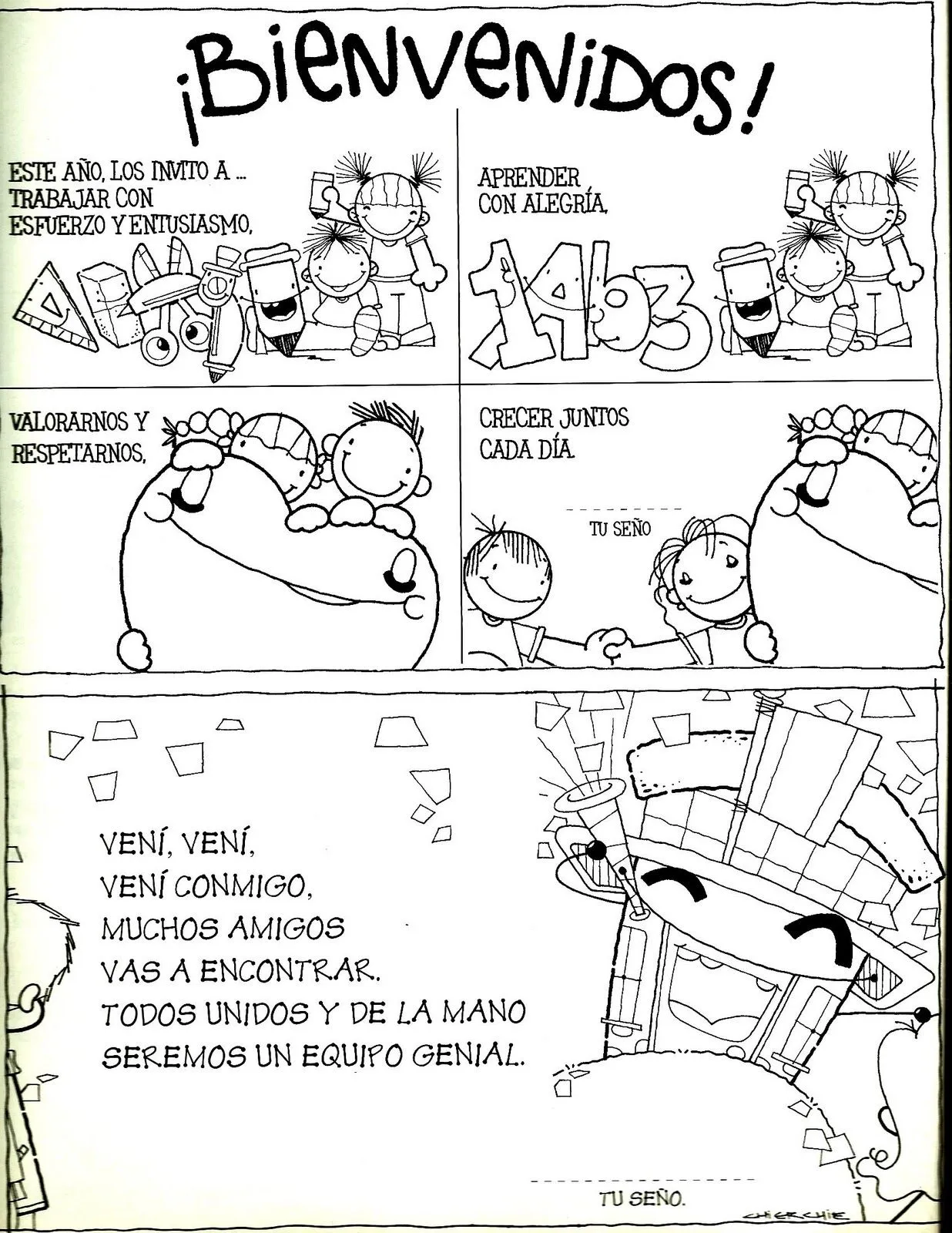 Dibujos de bienvenidos a clases - Imagui