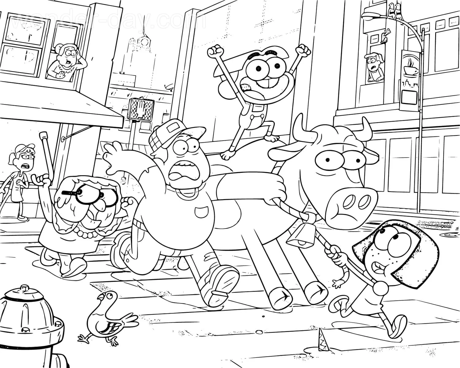 Dibujos de Las Big City Greens para colorear | WONDER DAY — Dibujos para  colorear para niños y adultos