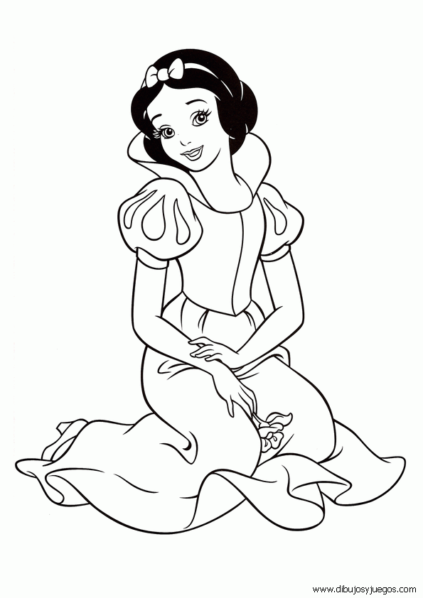 Dibujos De Blancanieves Para Colorear E Imprimir