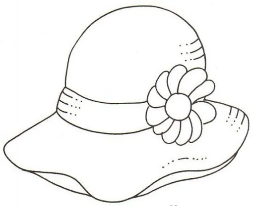 Imagenes de sombreros para colorear - Imagui