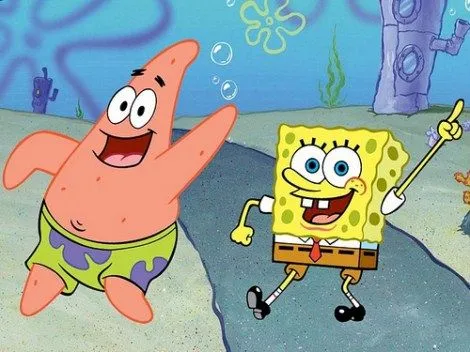 DIBUJOS BOB ESPONJA: BOB ESPONJA Y PATRICIO SALTANDO : ACTIVIDADES ...