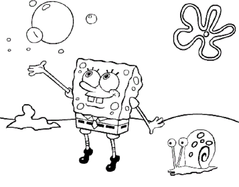 Dibujos de Bob Esponja para colorear - 800x628 - 36KB