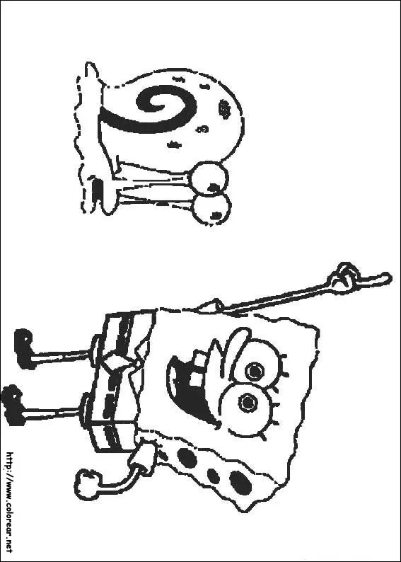 Dibujos de Bob Esponja para colorear en Colorear.net