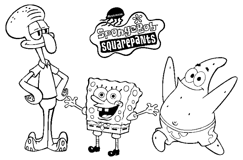 Dibujos de Bob Esponja para colorear | Dibujos Para Colorear