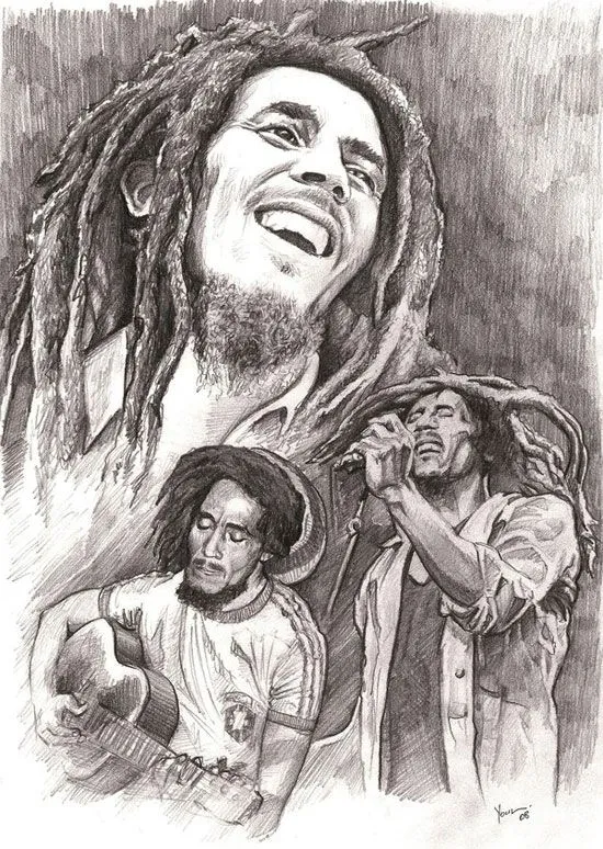 dibujos de bob marley - Taringa!