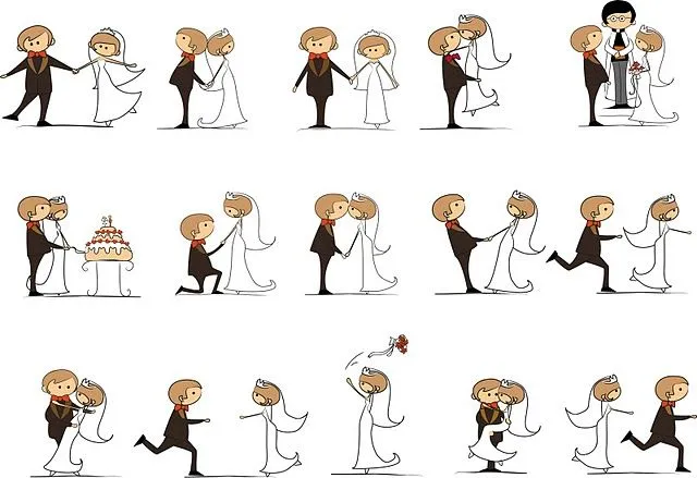 Dibujos para matrimonio - Imagui