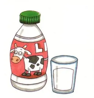 Dibujos botellas leche para imprimir:Imagenes y dibujos para imprimir