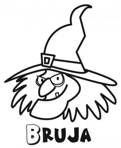 Dibujos de brujas para imprimir y colorear | Colorear imágenes