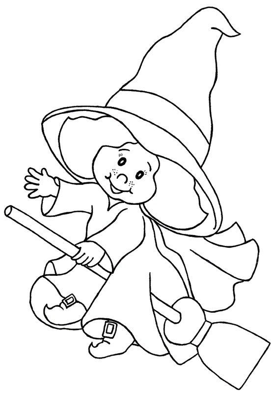 DIBUJOS PARA COLOREAR DE HALLOWEEN INFANTILES PARA NIÑOS ...