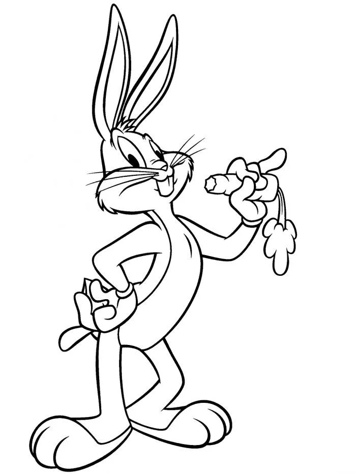 Dibujos de Bugs Bunny para Colorear, pintar e Imprimir | Imágenes de bugs  bunny, Dibujos, Páginas para colorear para imprimir