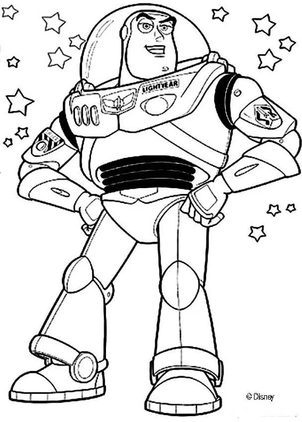 dibujos de buzz lightyear para colorear dibujos de toy story para